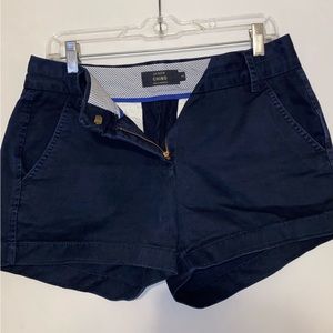 J. Crew Navy Blue Chino Shorts